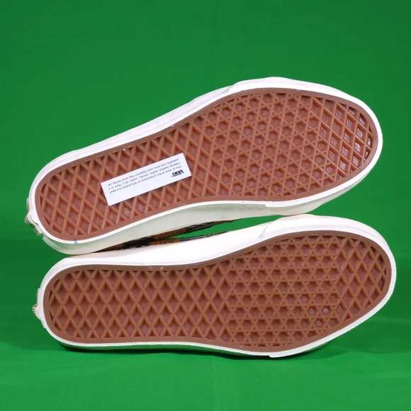 RARE Vans Sk8-Hi Tapered Tufted Checked Golden Brown VN0009QP1M7 ✨️NEW✨️ - Picture 4 of 9